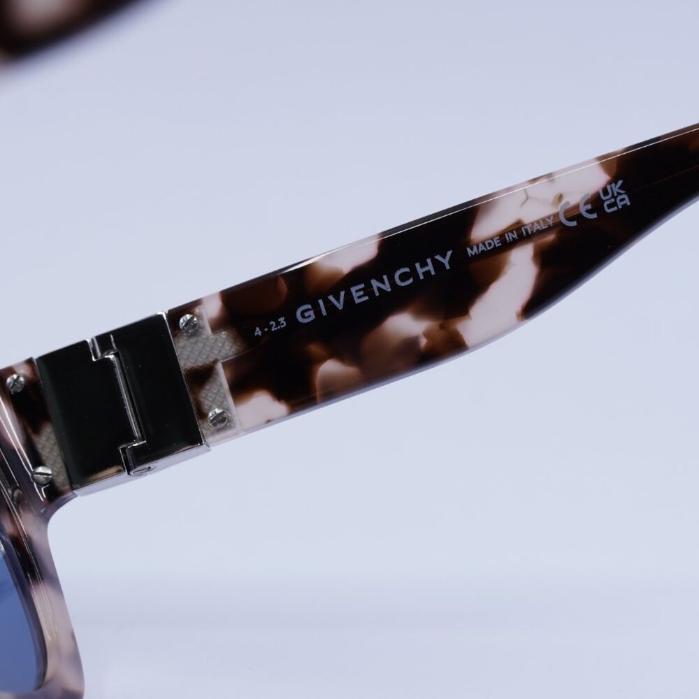 🕶️ New Givenchy GV40072F 55V Sunglasses - Coloured Havana Frame, Blue Lenses - Picture 6 of 9